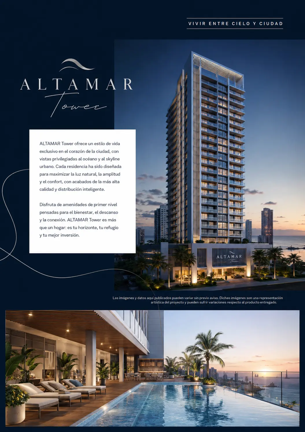 Brochure — ALTAMAR Tower, concepto INMERZA